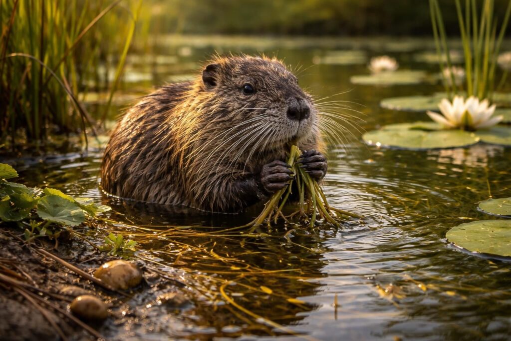 découvrez le régime alimentaire du ragondin et explorez les secrets de son alimentation pour mieux comprendre cet animal semi-aquatique.