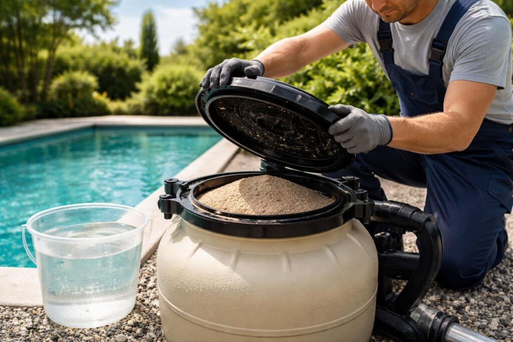 découvrez nos conseils pratiques pour le nettoyage efficace du filtre à sable de votre piscine, garantissant une eau propre et claire toute la saison.