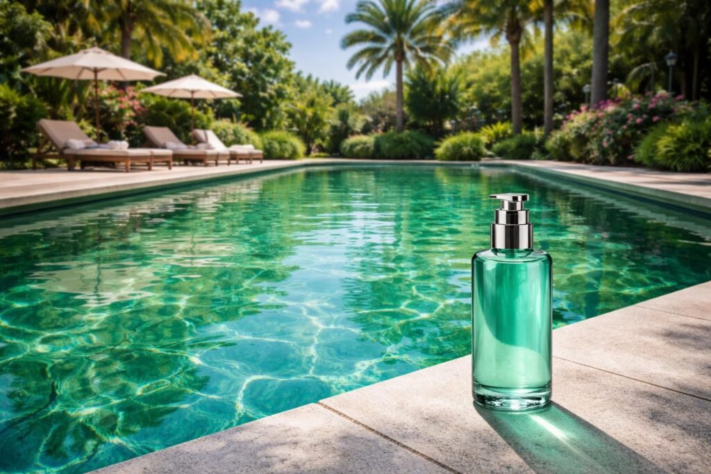 découvrez le produit miracle pour éliminer efficacement l'eau verte de votre piscine et retrouver une eau claire et saine en un rien de temps.