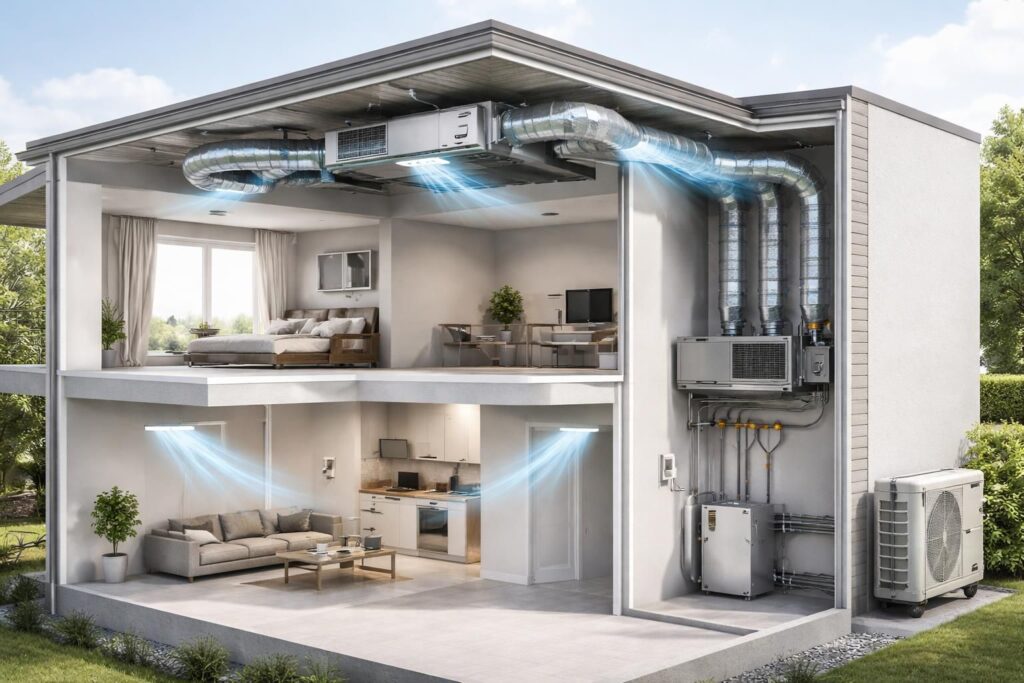 découvrez le fonctionnement et l'installation d'un schéma de climatisation gainable pour optimiser le confort de votre intérieur avec une solution discrète et efficace.